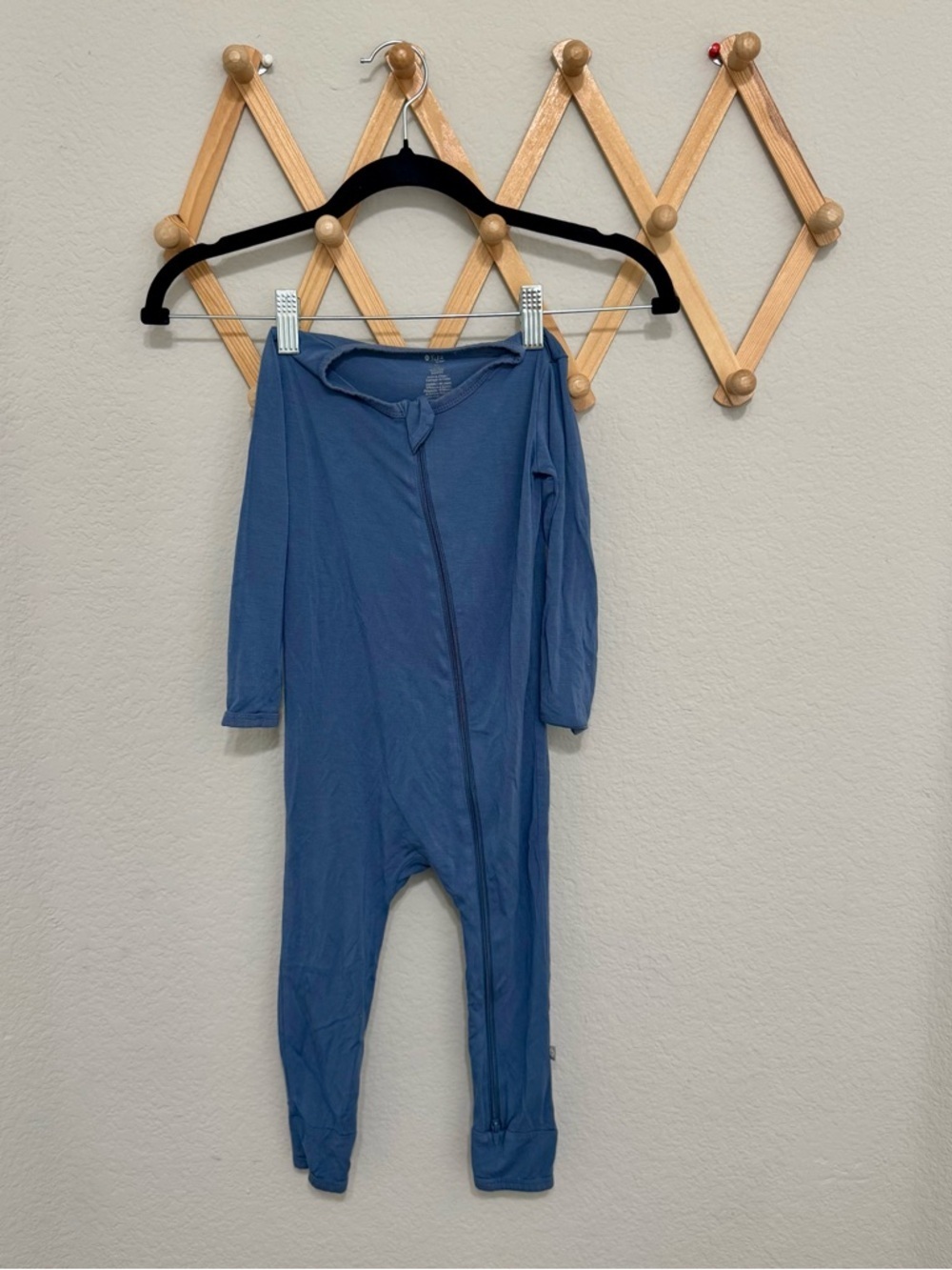 Kyte Baby Blue Toddler Zip Up Sleep Onesie Size 4T